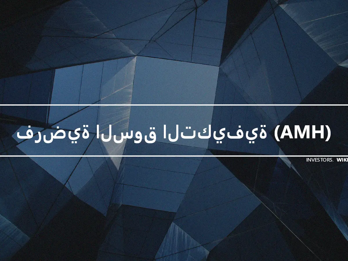 فرضية السوق التكيفية (AMH)