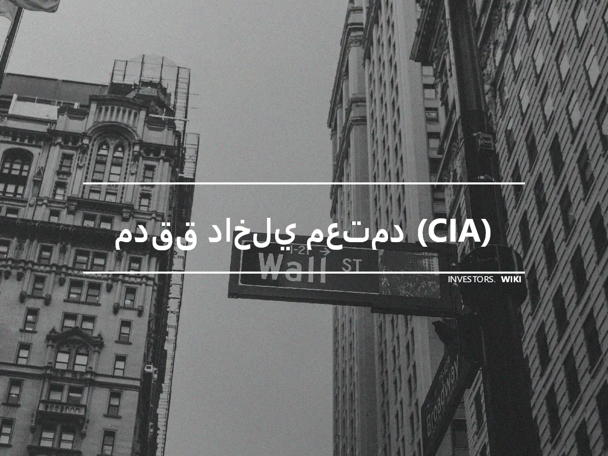 مدقق داخلي معتمد (CIA)