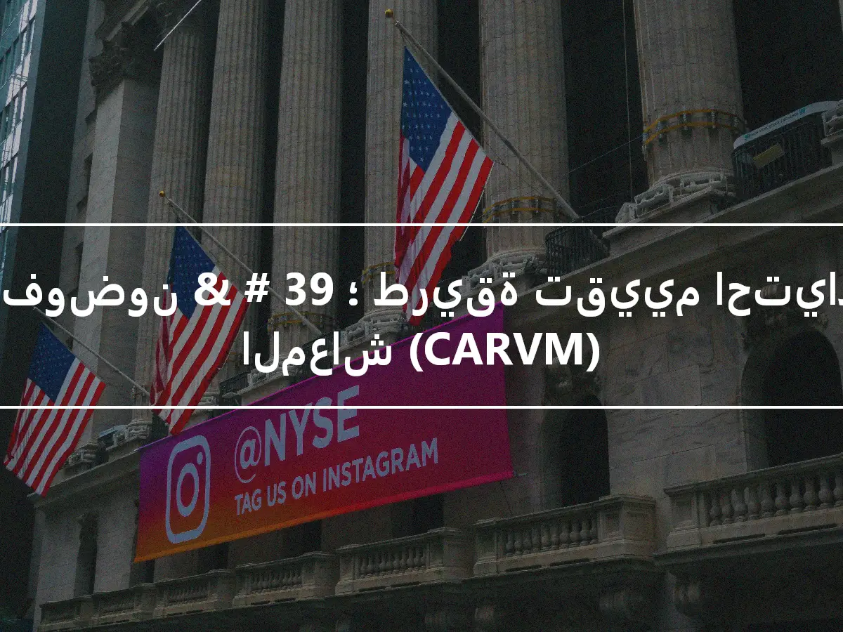المفوضون & # 39 ؛ طريقة تقييم احتياطي المعاش (CARVM)