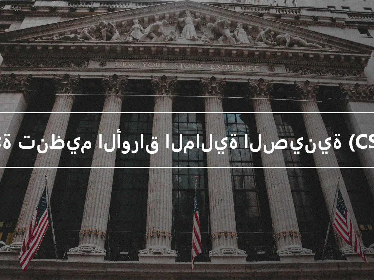 هيئة تنظيم الأوراق المالية الصينية (CSRC)