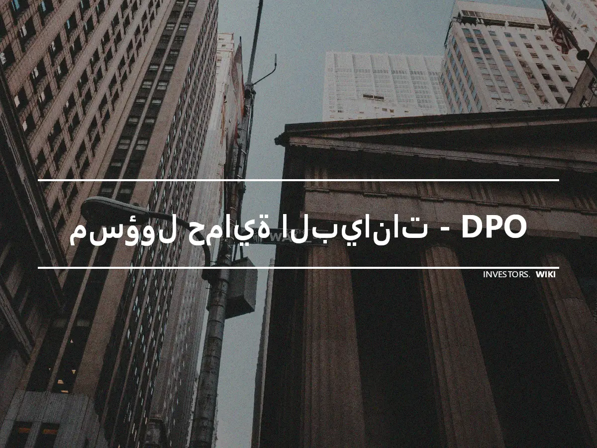 مسؤول حماية البيانات - DPO