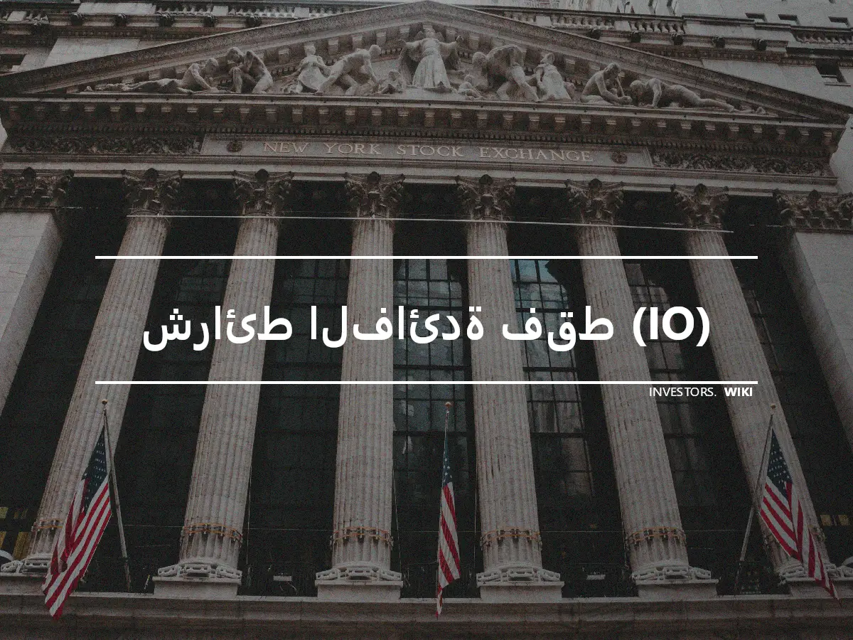 شرائط الفائدة فقط (IO)