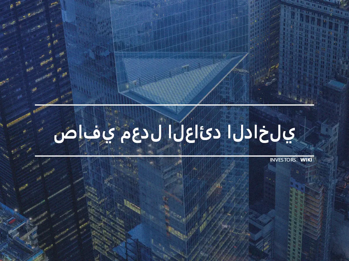 صافي معدل العائد الداخلي