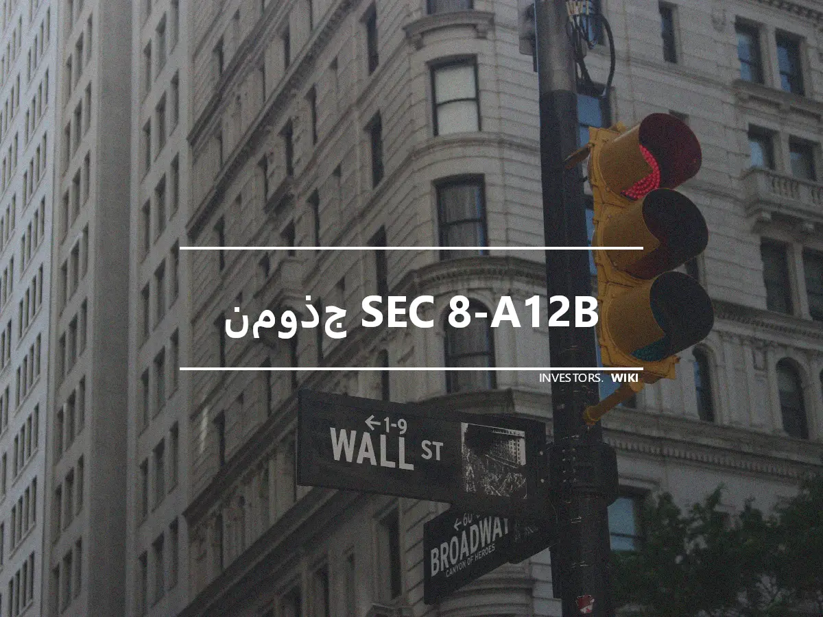 نموذج SEC 8-A12B