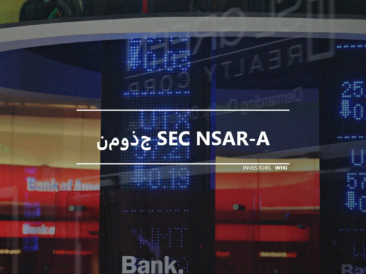 نموذج SEC NSAR-A