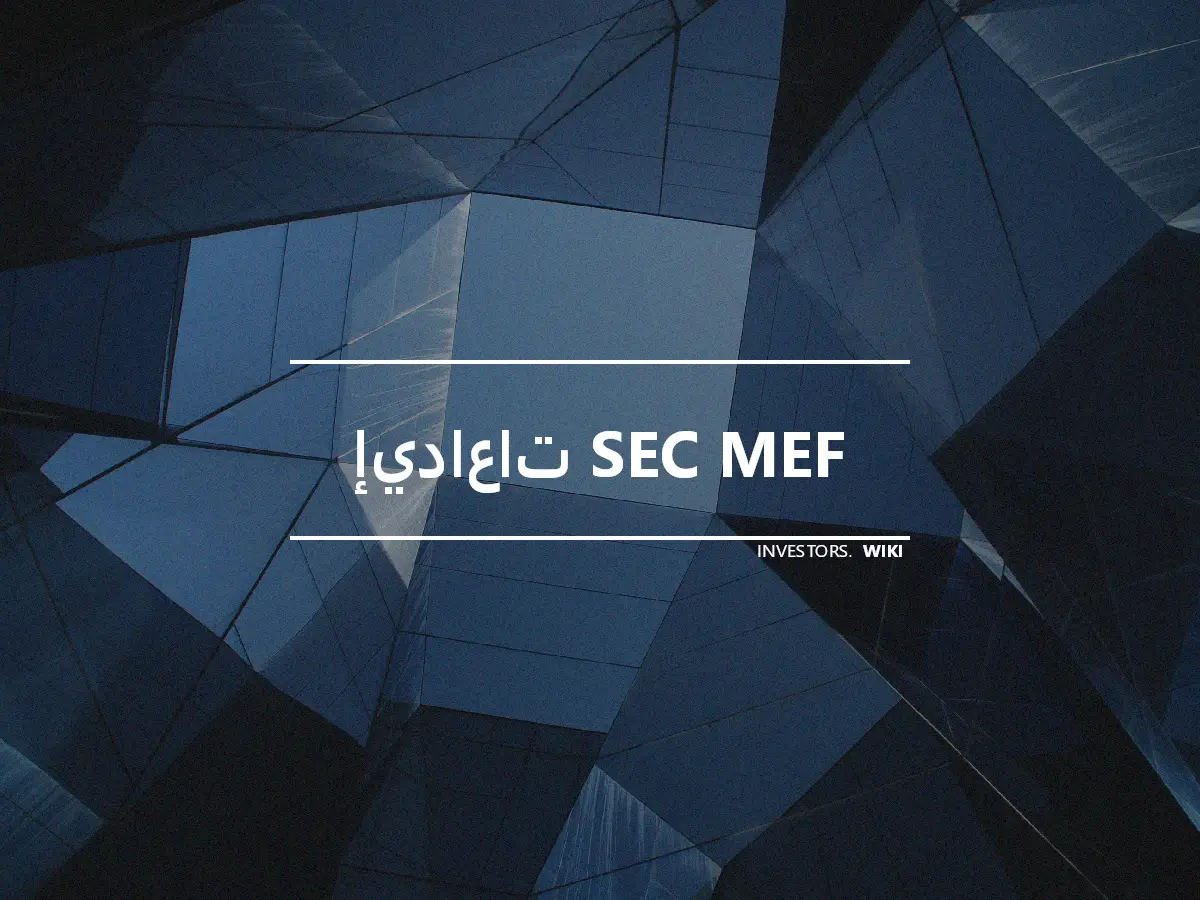 إيداعات SEC MEF