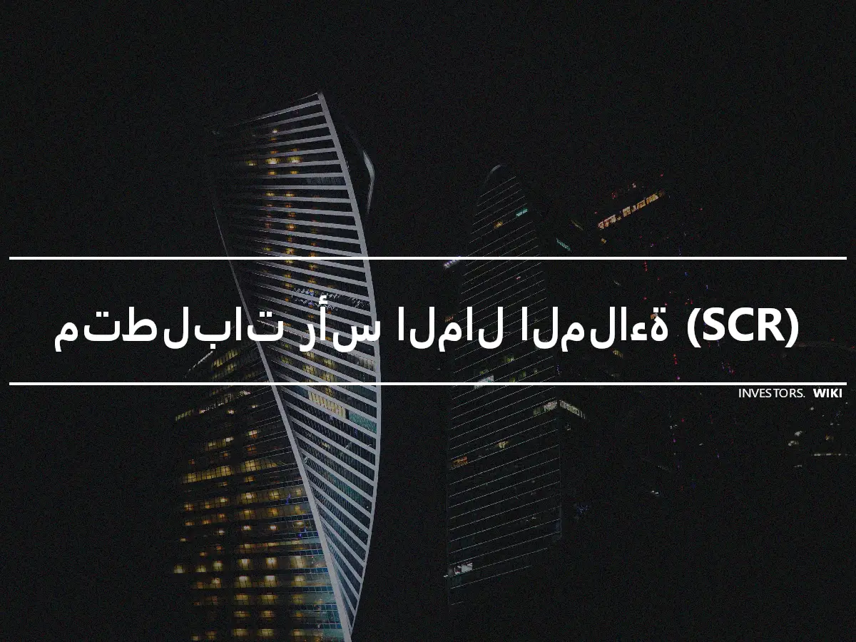 متطلبات رأس المال الملاءة (SCR)