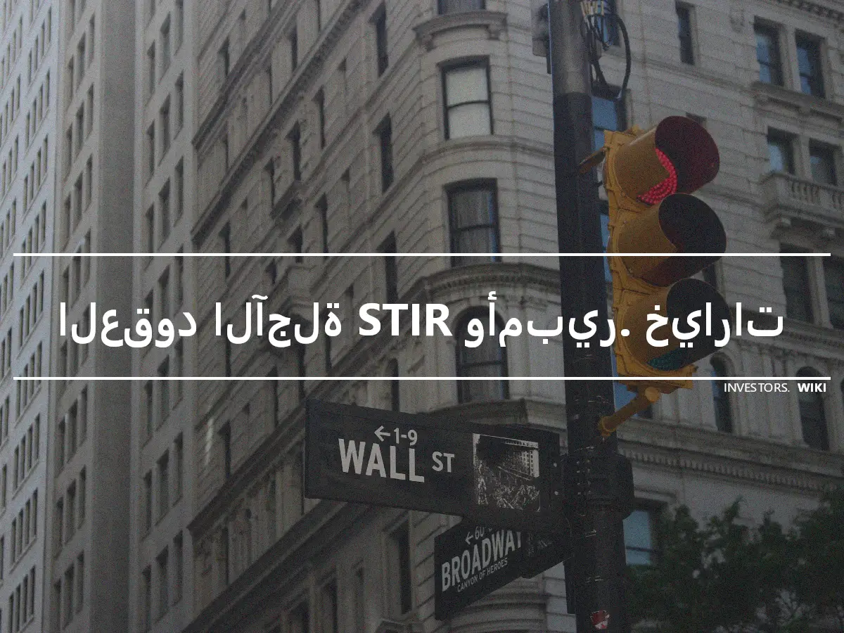 العقود الآجلة STIR وأمبير. خيارات