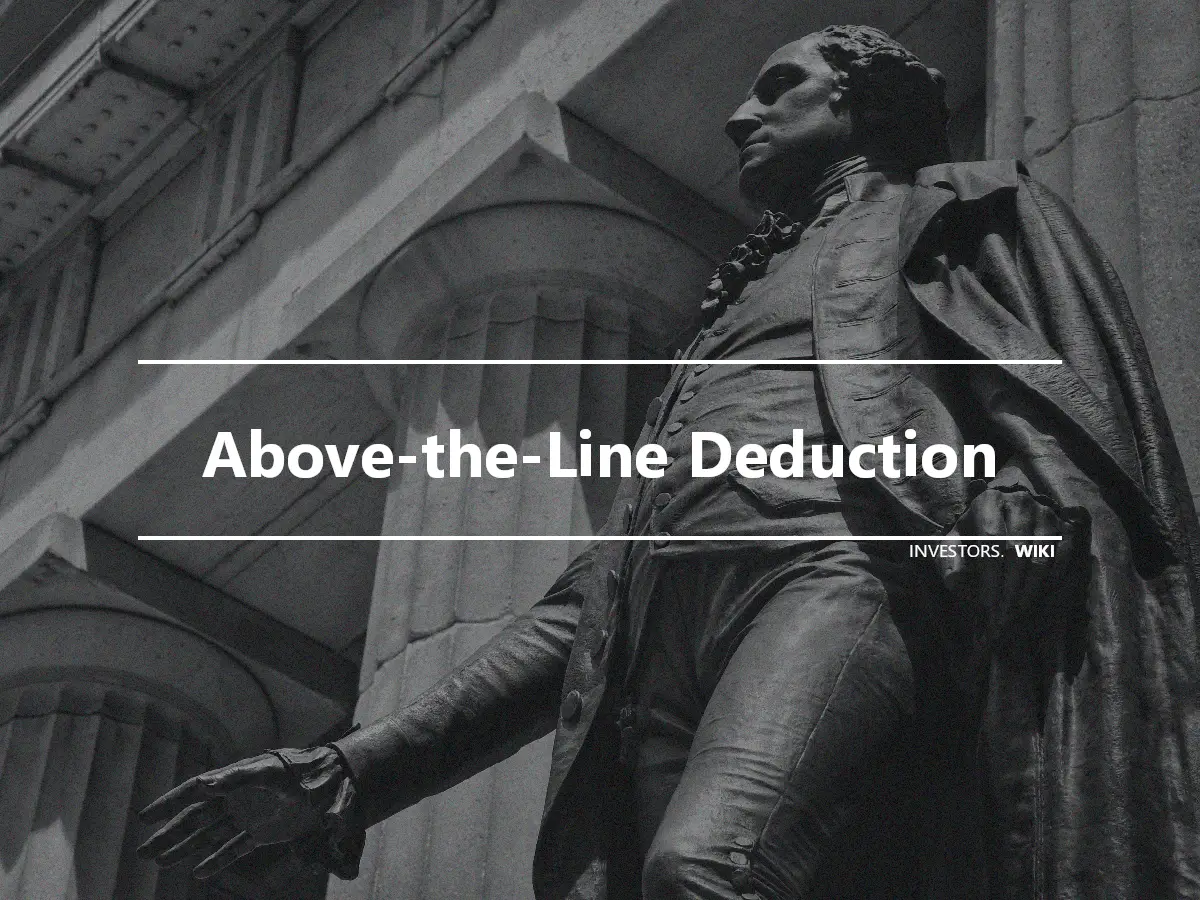 Above-the-Line Deduction