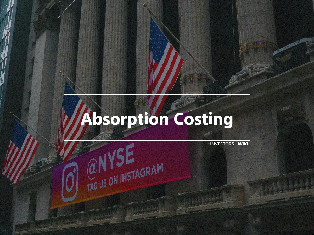 Absorption Costing