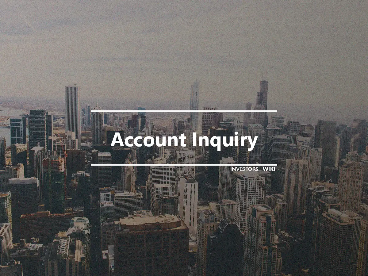 Account Inquiry
