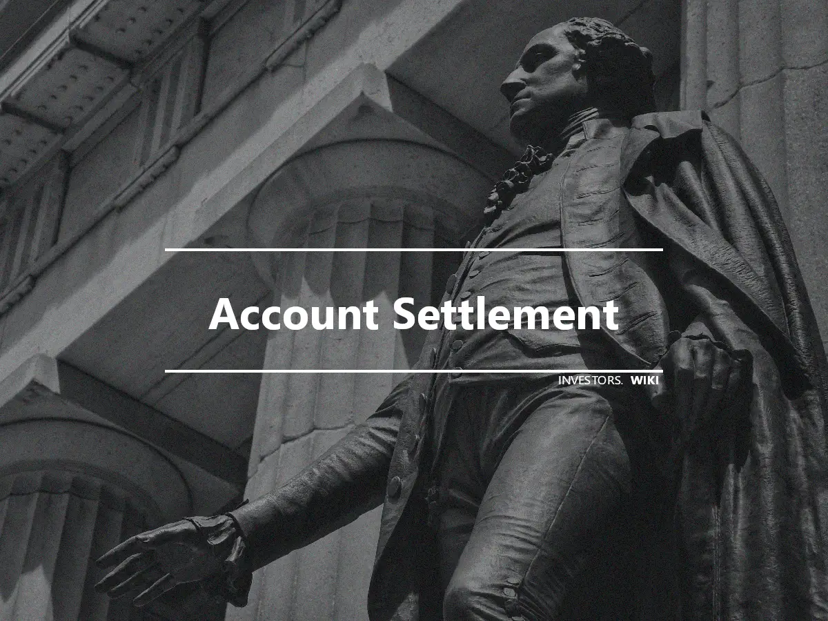 Account Settlement