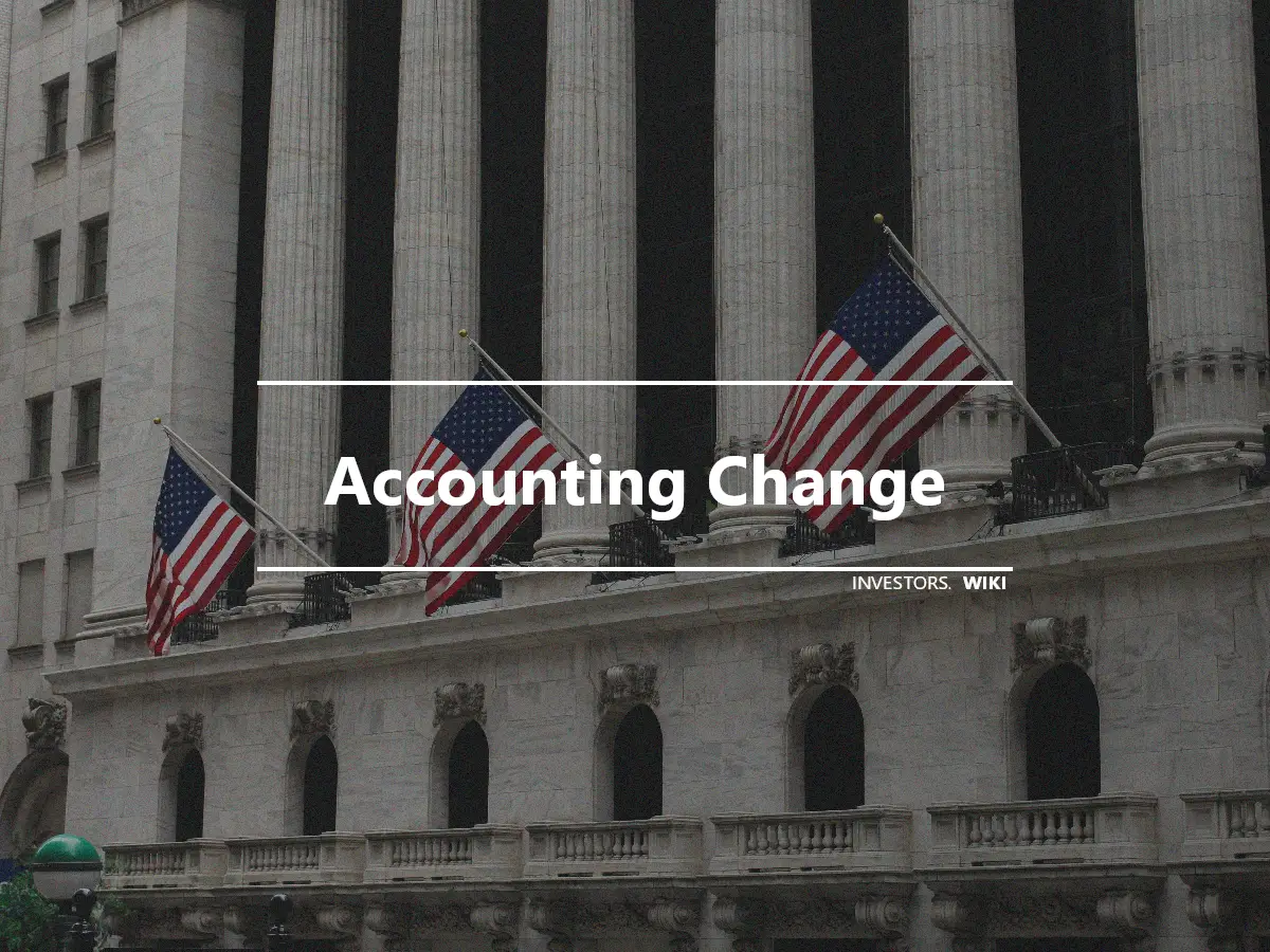 Accounting Change