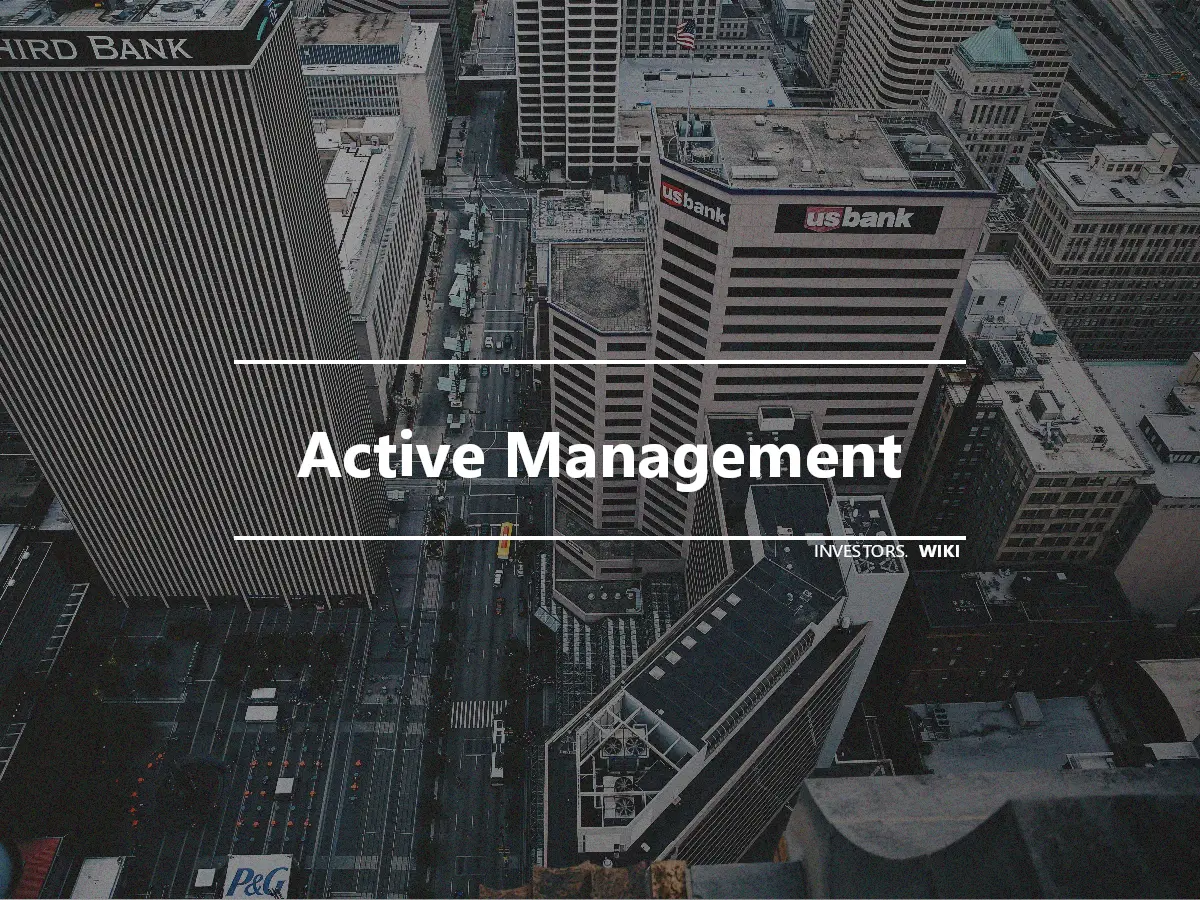 Active Management