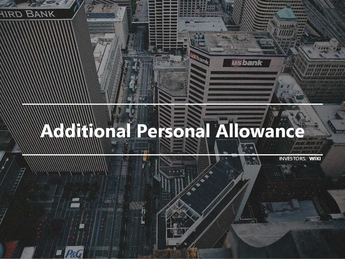 Additional Personal Allowance