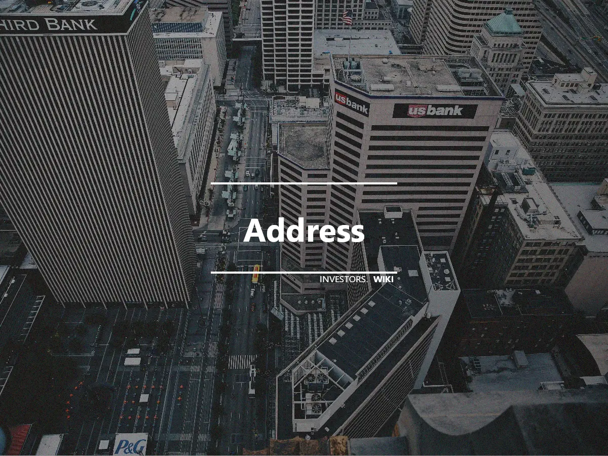 Address