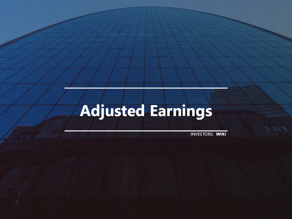 Adjusted Earnings