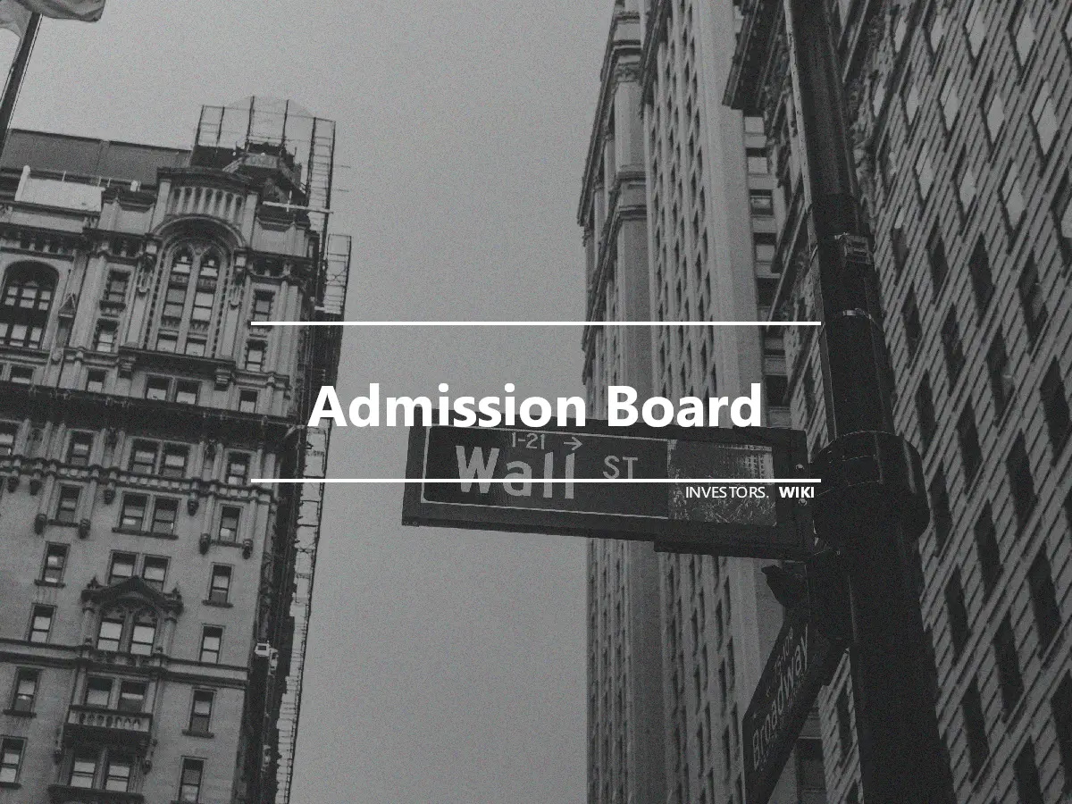Admission Board