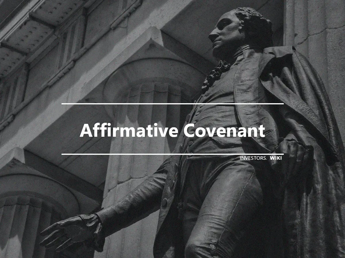 Affirmative Covenant