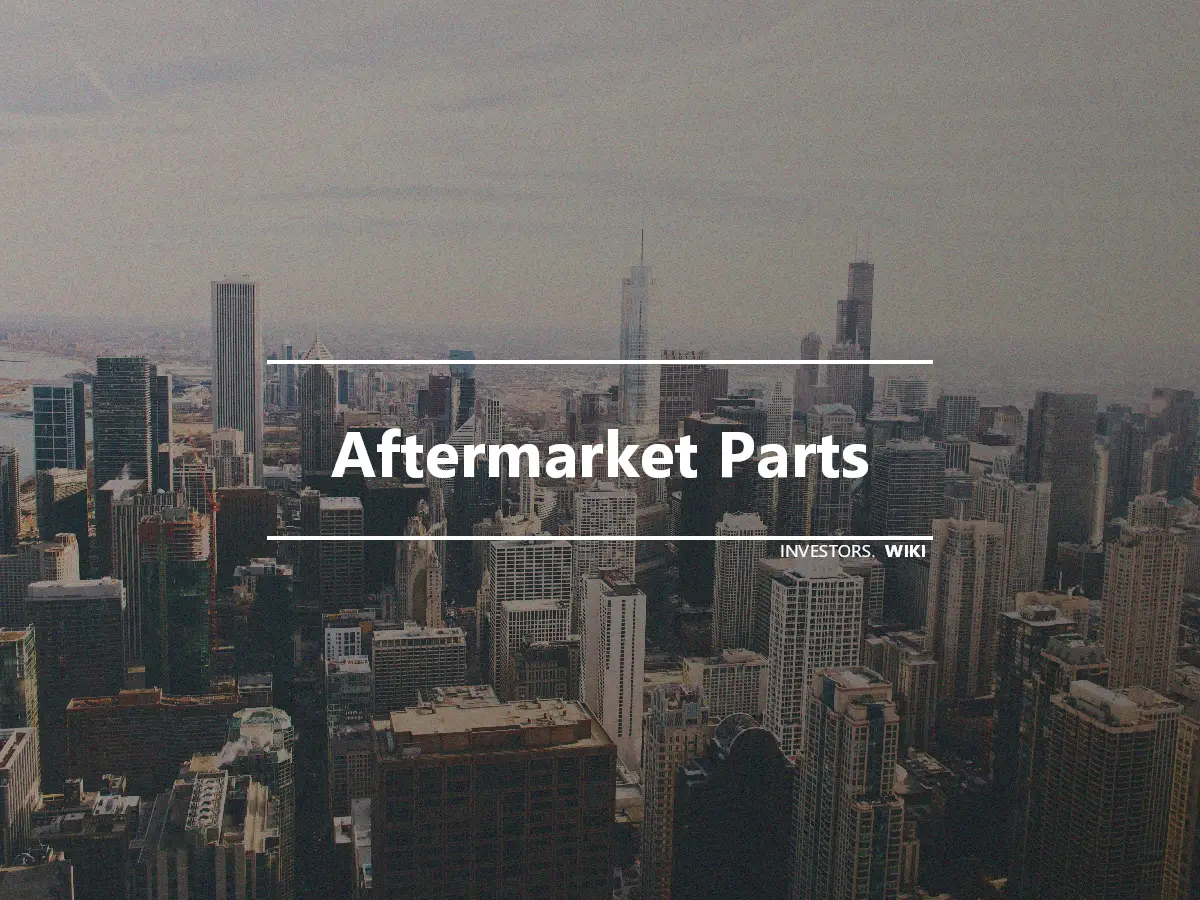 Aftermarket Parts