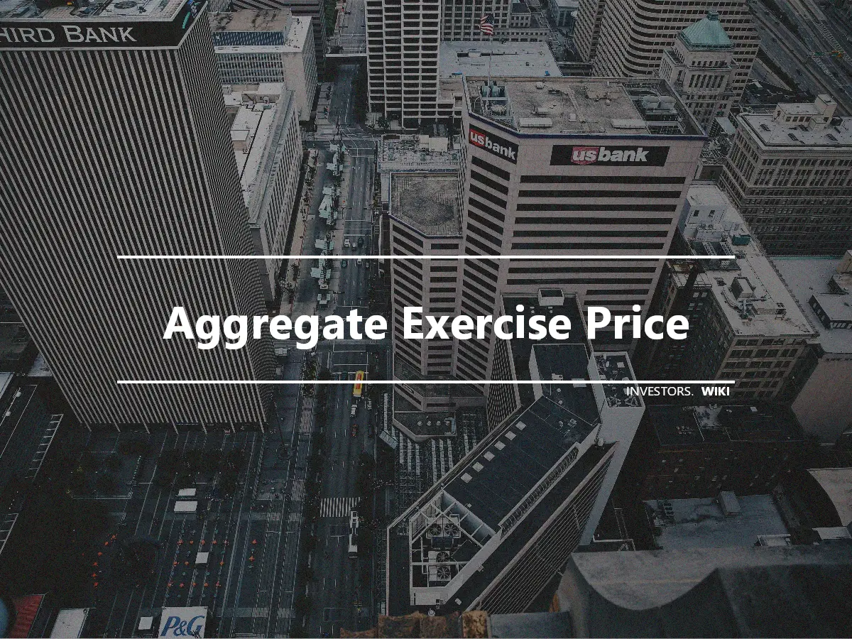 Aggregate Exercise Price