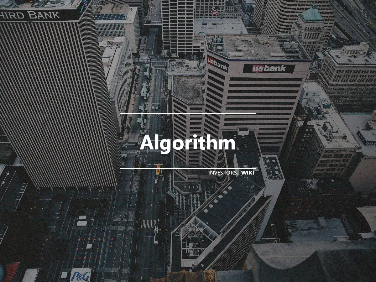 Algorithm