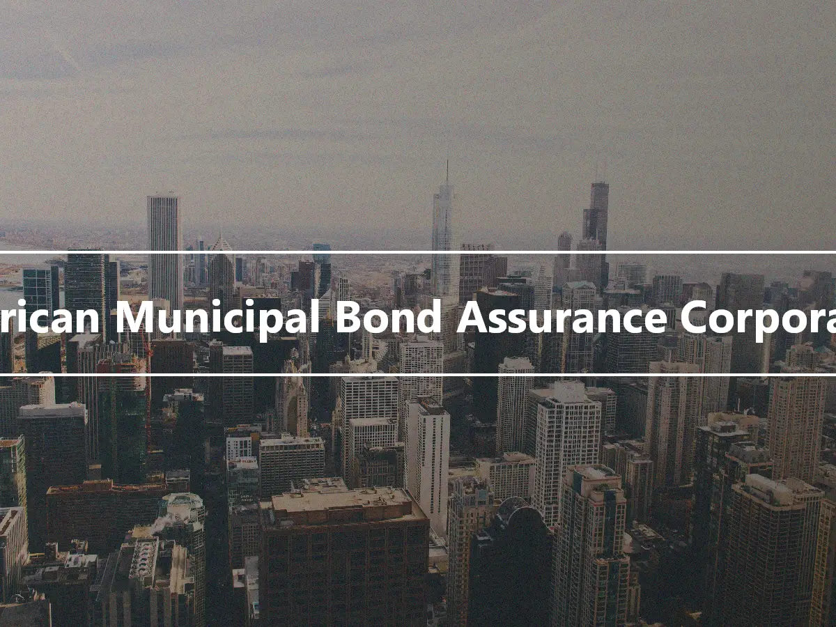 American Municipal Bond Assurance Corporation