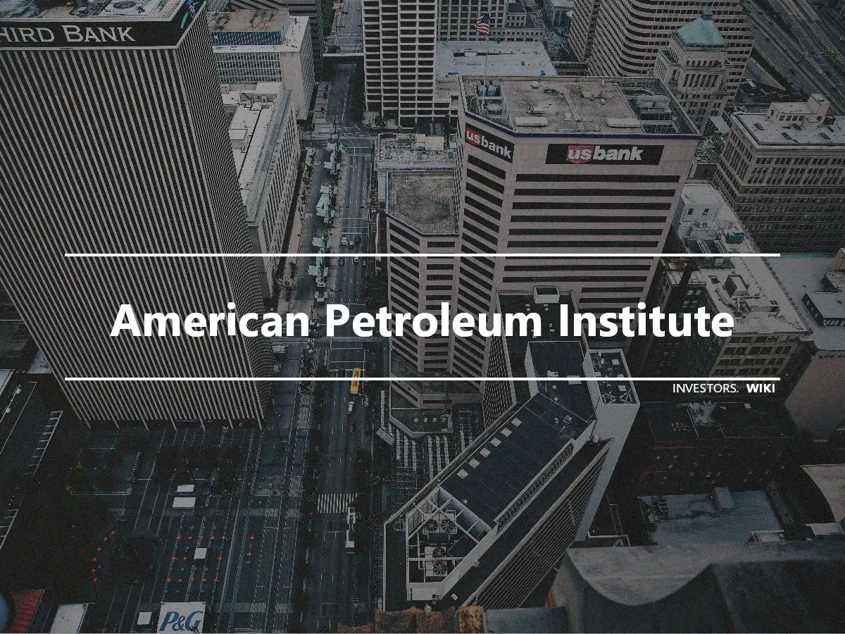 American Petroleum Institute