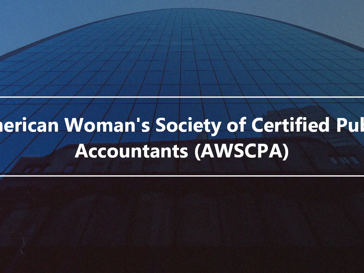 American Woman's Society of Certified Public Accountants (AWSCPA)