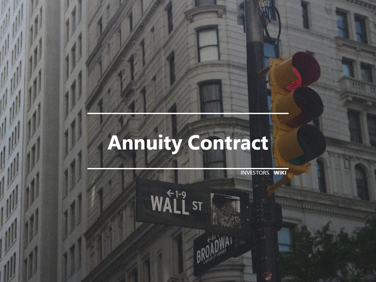 Annuity Contract