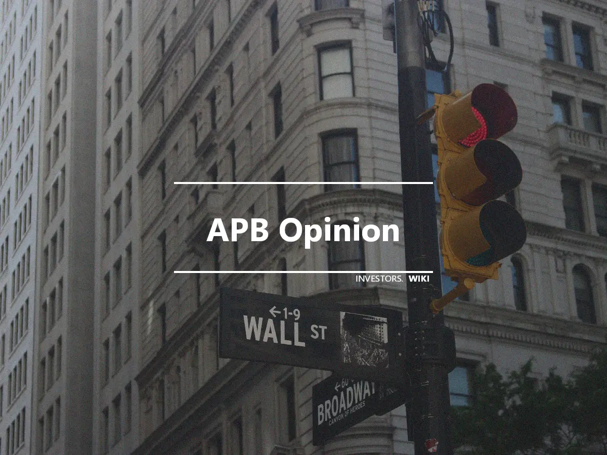 APB Opinion