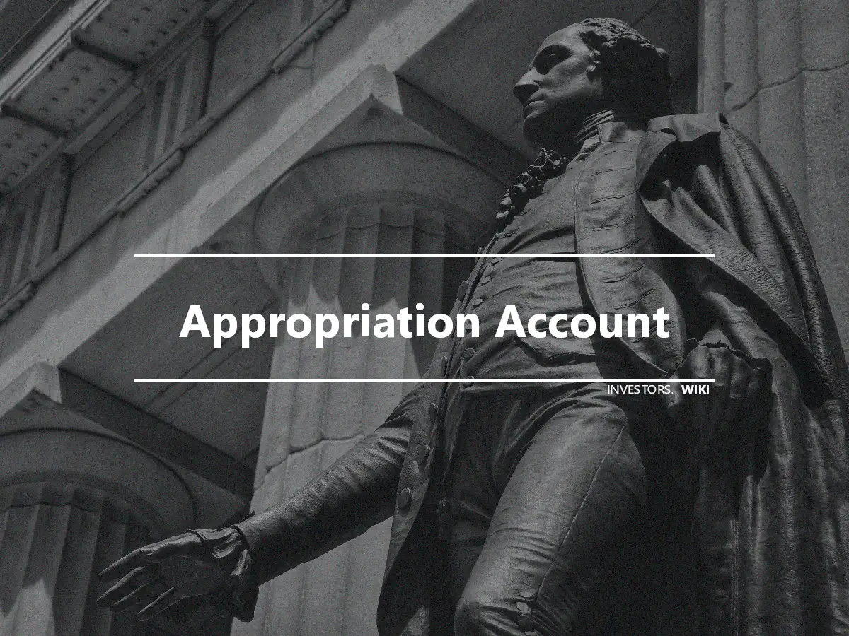 Appropriation Account
