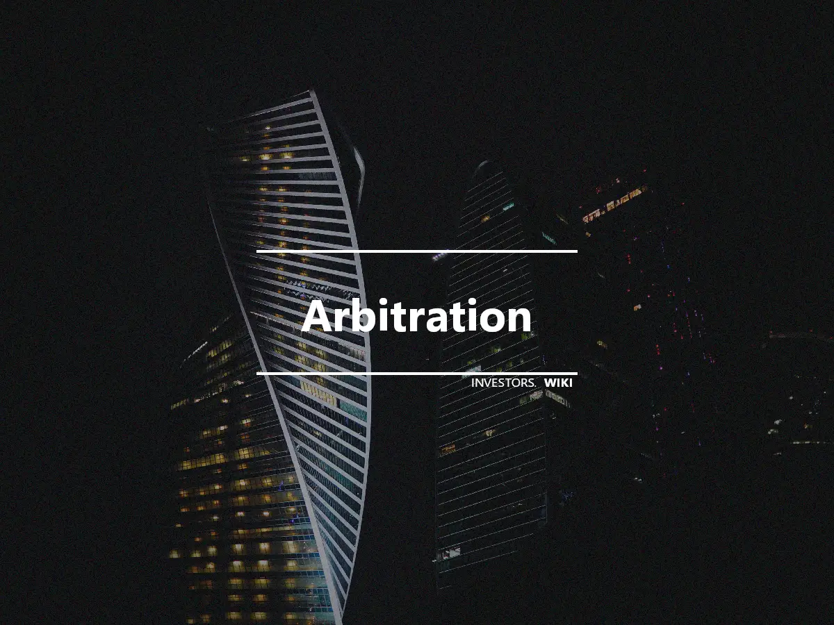 Arbitration