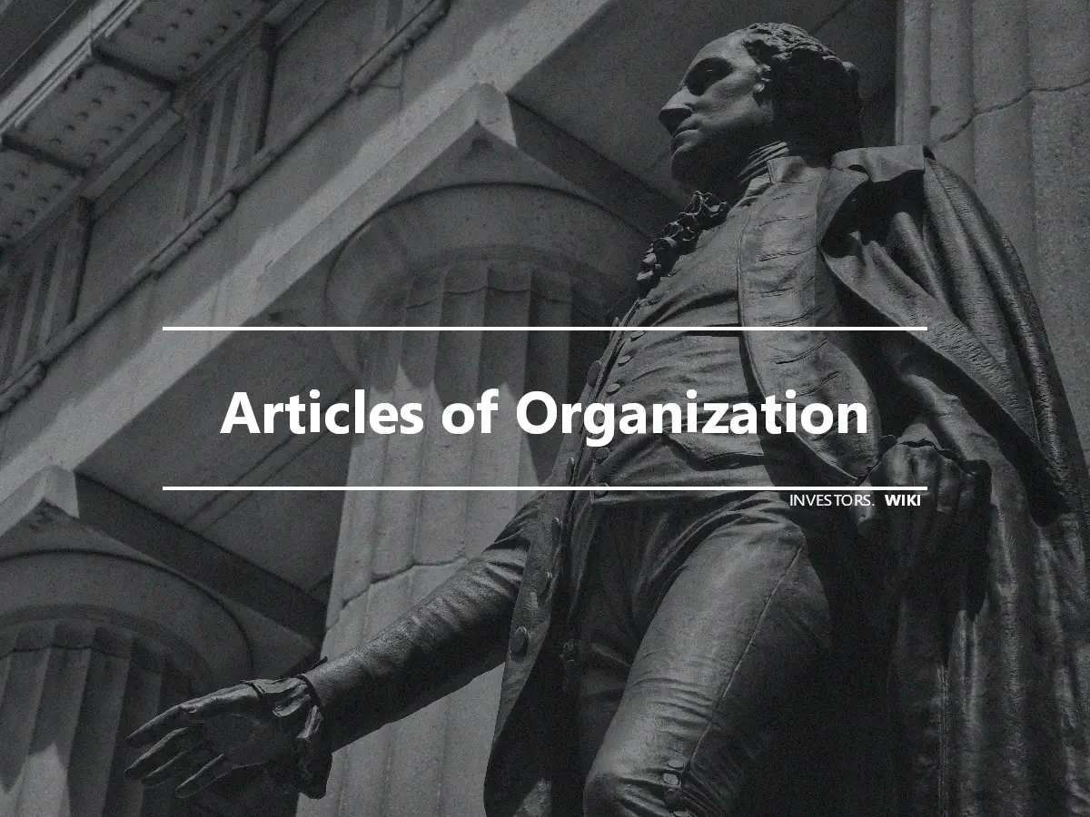 Articles of Organization