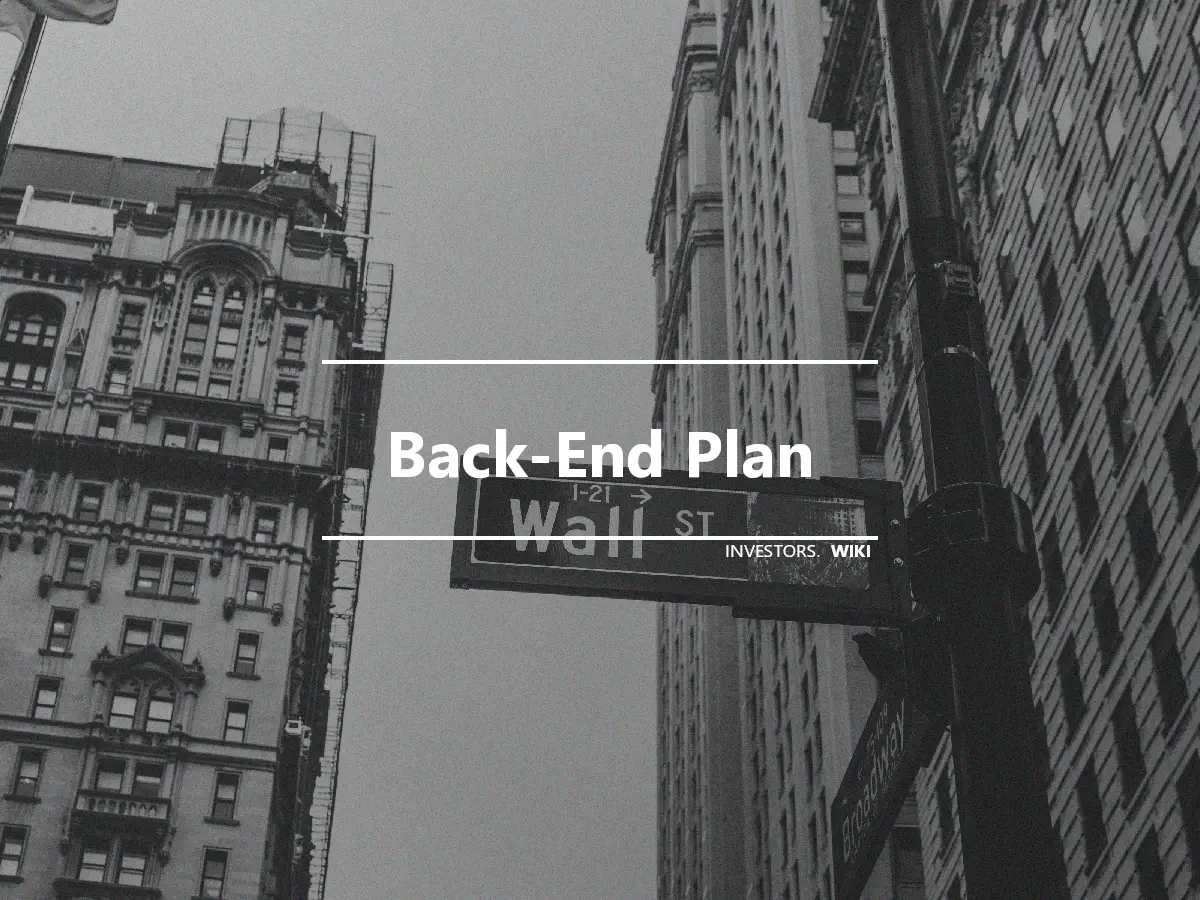 Back-End Plan