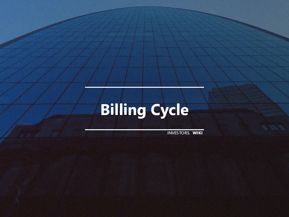 Billing Cycle