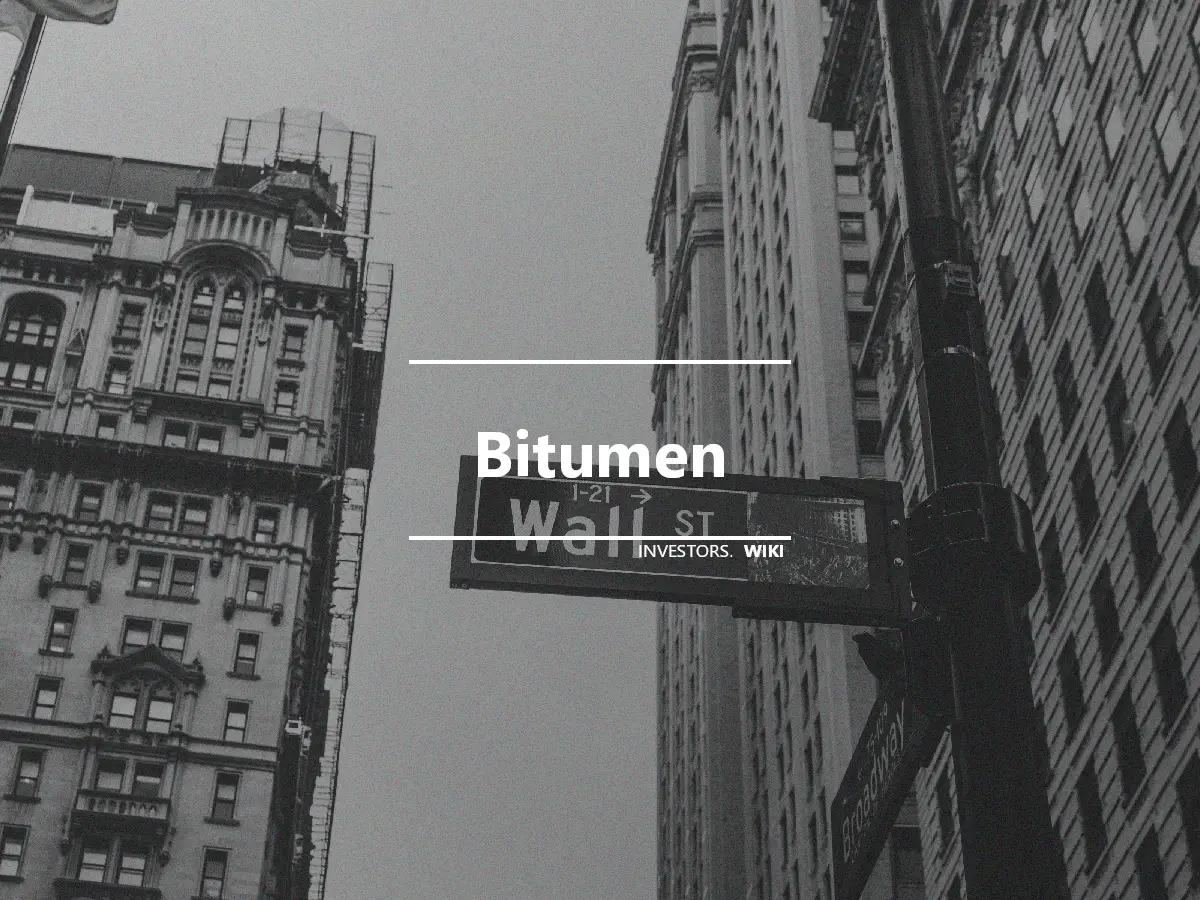 Bitumen