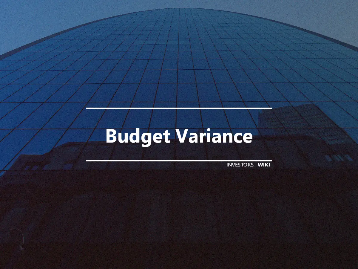 Budget Variance