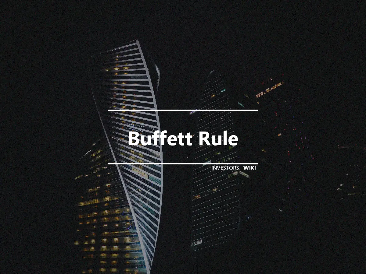 Buffett Rule