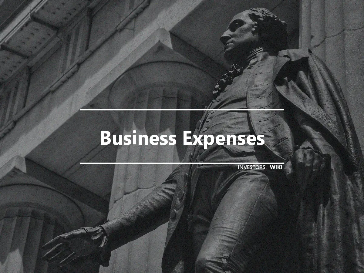 Business Expenses