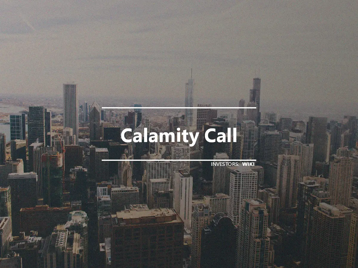 Calamity Call