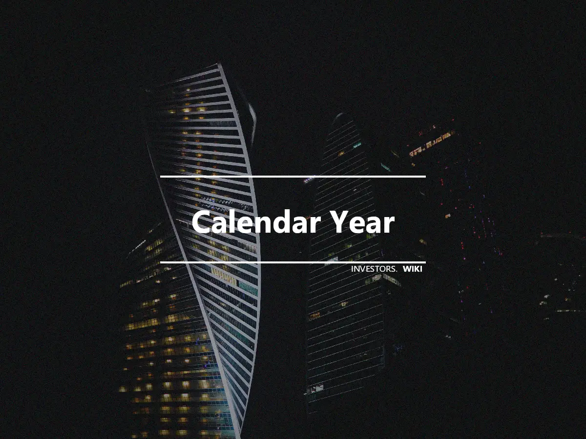 Calendar Year