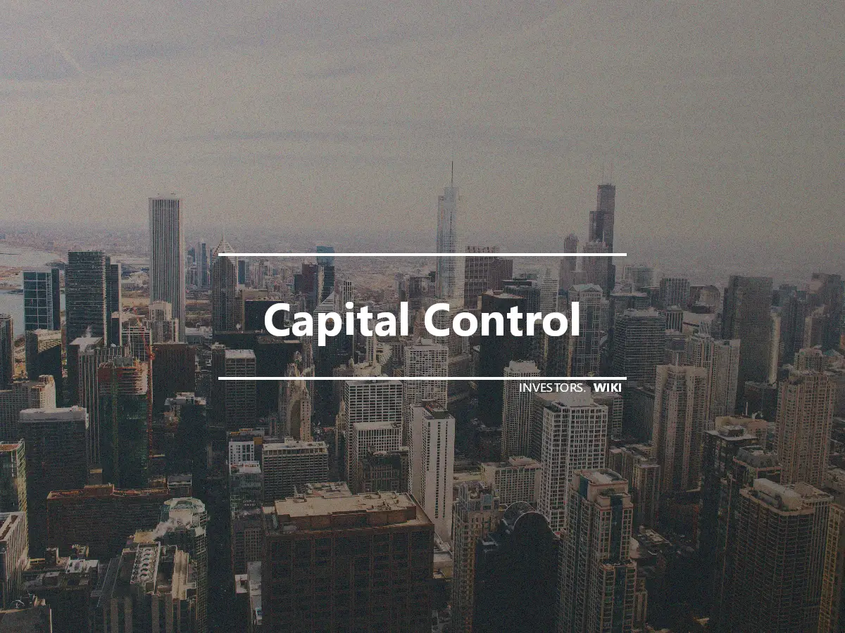 Capital Control