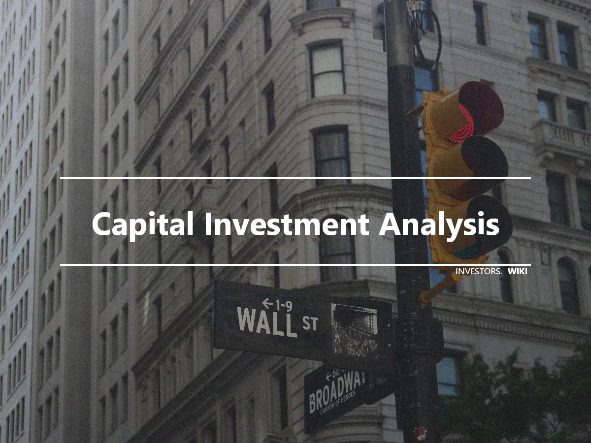 Capital Investment Analysis