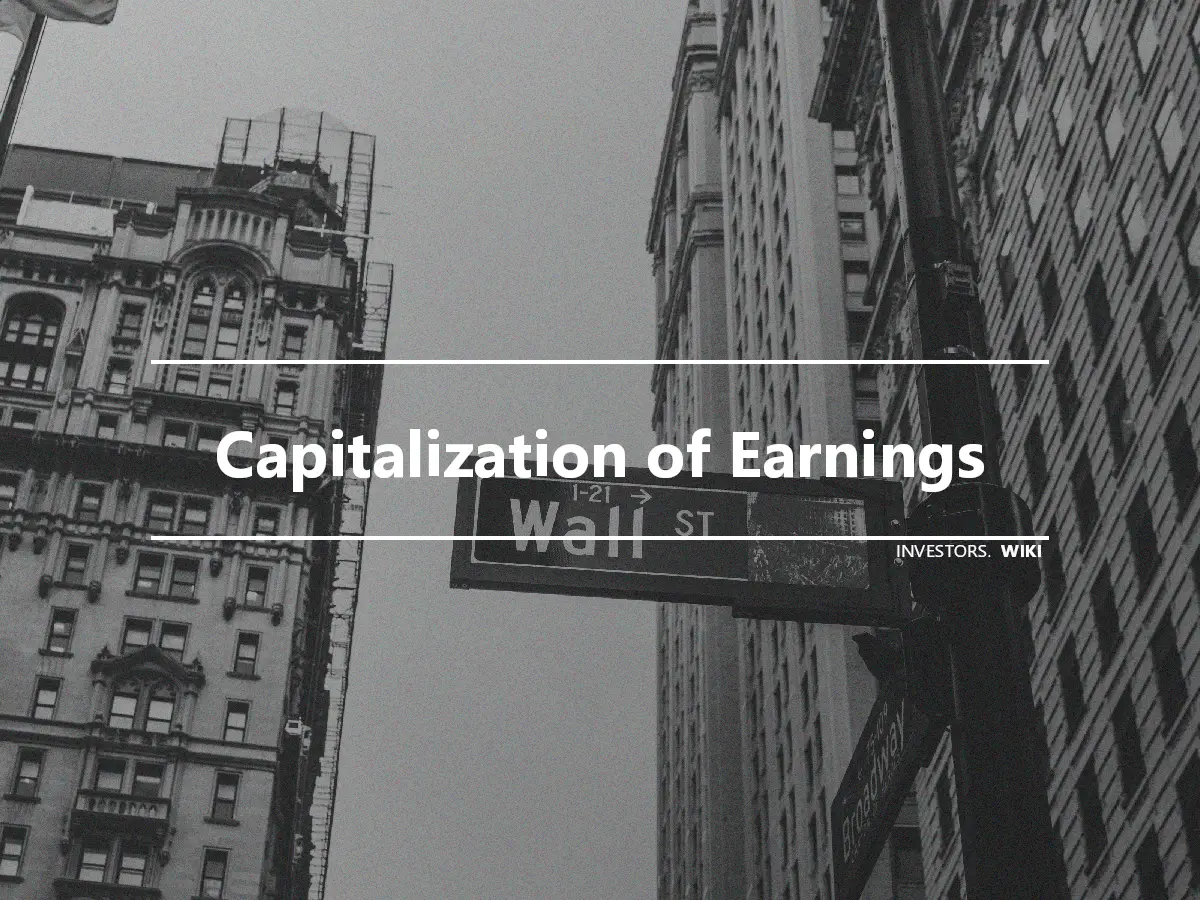 Capitalization of Earnings