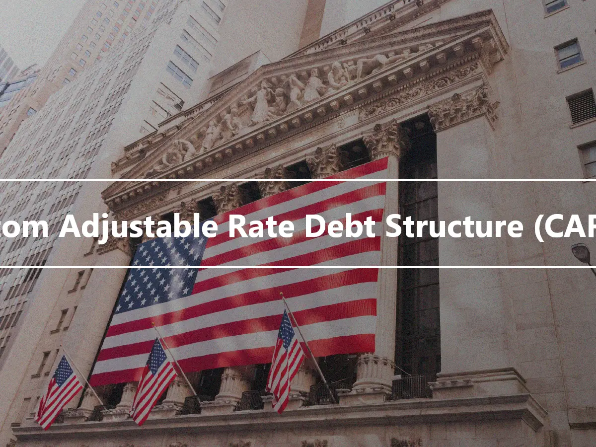 Custom Adjustable Rate Debt Structure (CARDS)