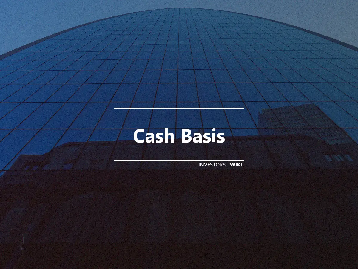 Cash Basis