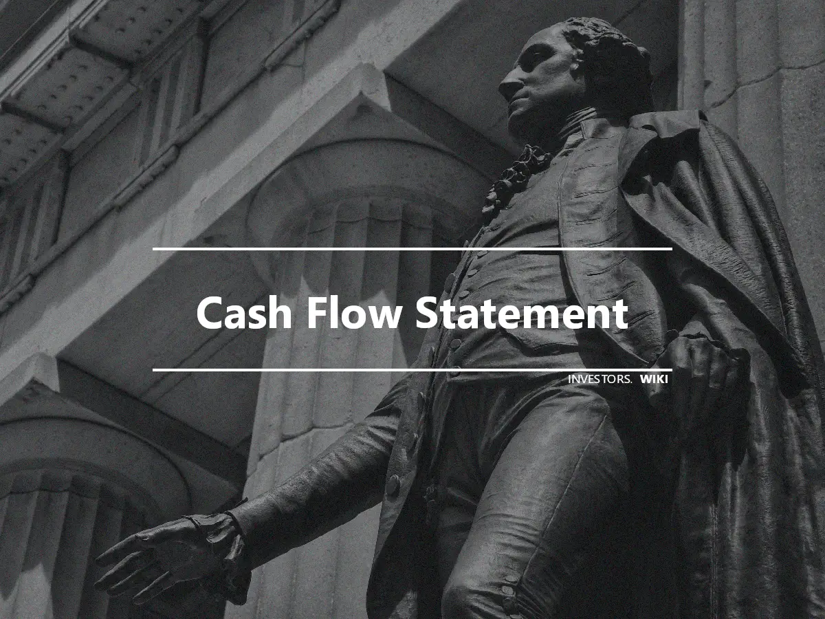 Cash Flow Statement