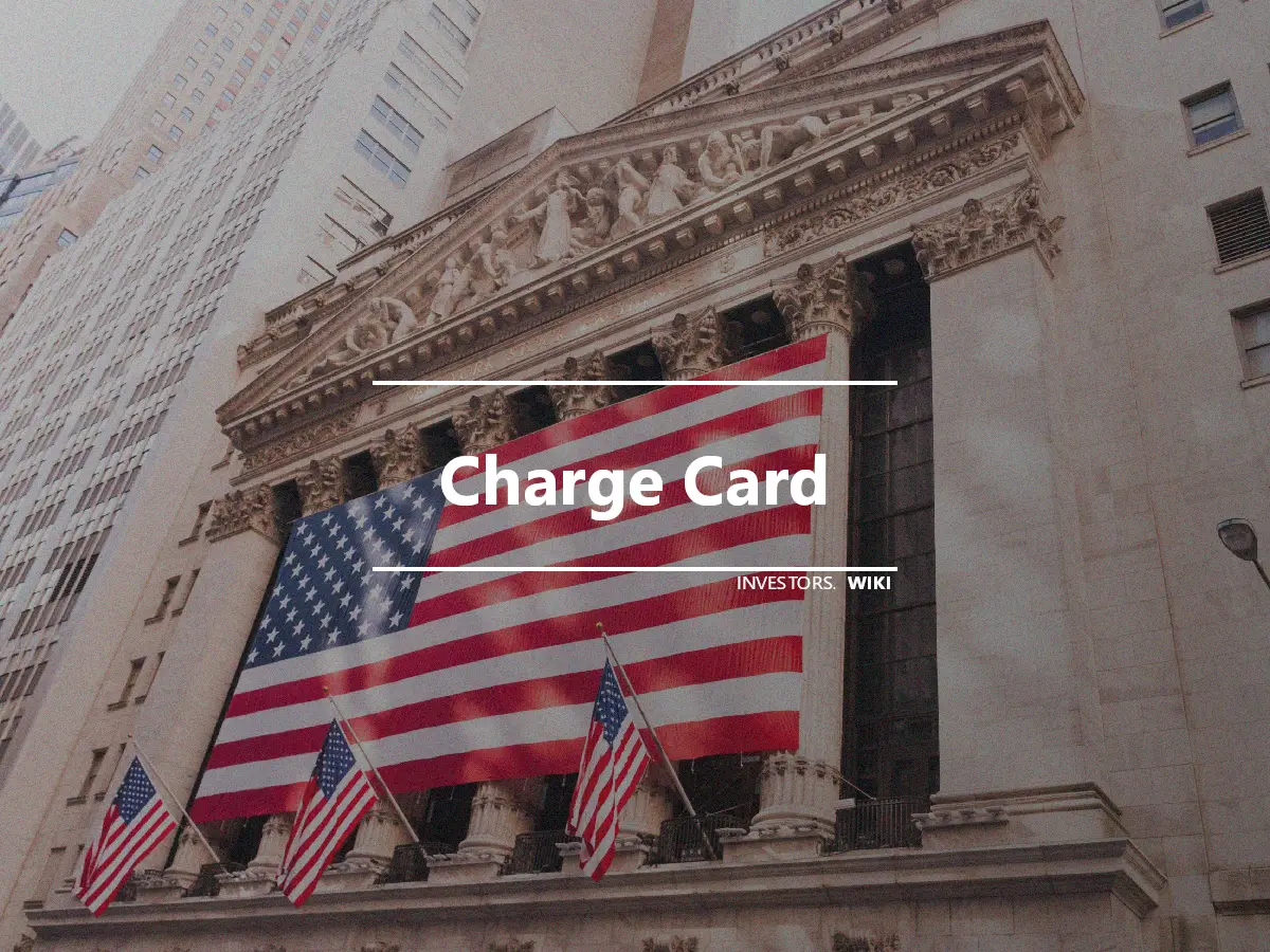 Charge Card