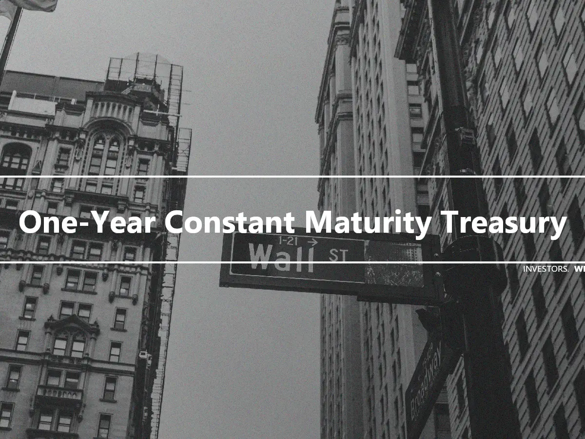 One-Year Constant Maturity Treasury